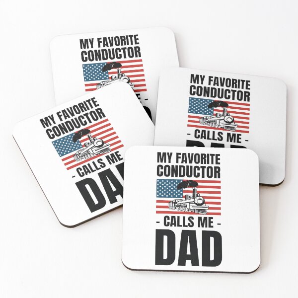 Item preview, My Favorite Conductor Calls Me Dad designed and sold by DadJokeDescript.