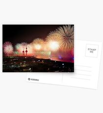Kuwait Fireworks Display Postcards
