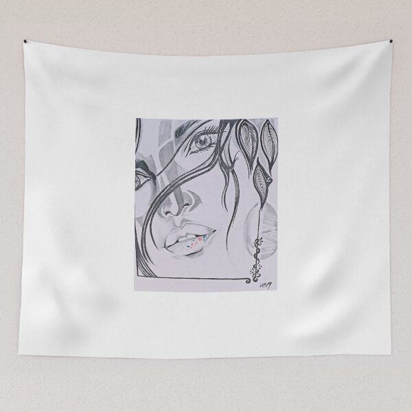 Item preview, black pen, charcoal, graphite, festival hippy chic designed and sold by michaela1992.