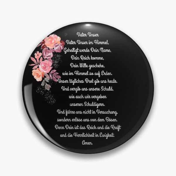 Item preview, Vater Unser, Our Father prayer in German designed and sold by Lupappdesigns.