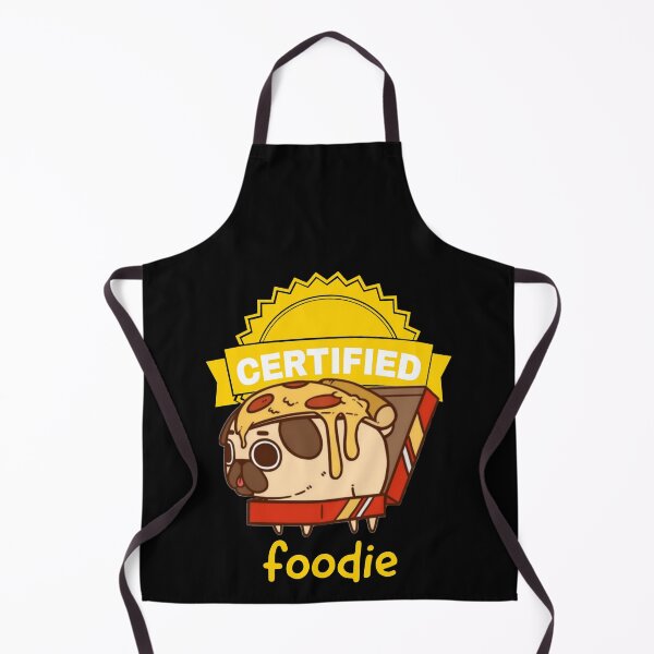 Item preview, certified foodie. pizza. dog. pug/bulldog designed and sold by efenem.