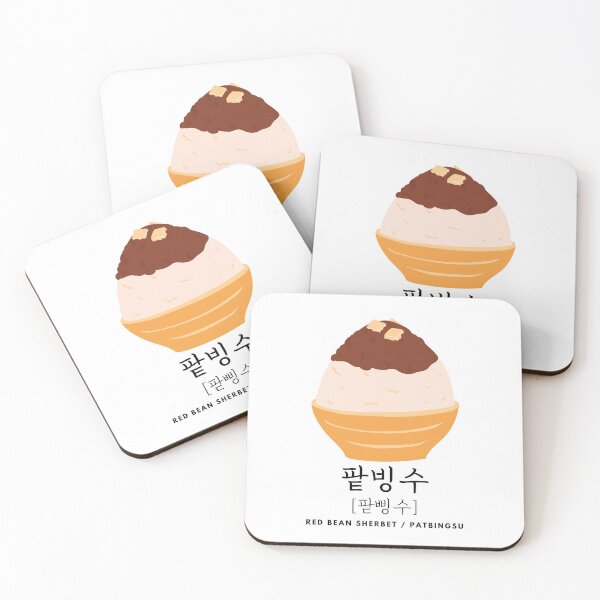 Item preview, Red bean sherbet Patbingsu 팥빙수 Korean dessert designed and sold by K-LetterCo.