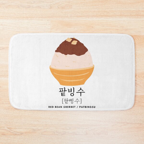 Item preview, Red bean sherbet Patbingsu 팥빙수 Korean dessert designed and sold by K-LetterCo.