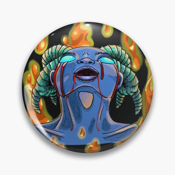 Item preview, Lava lamp demon lady designed and sold by ZephyrRos3.