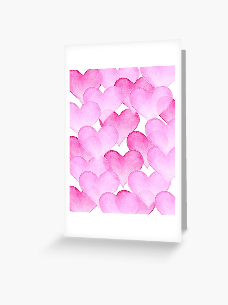 24 Pcs Heart Shaped Sticky Notes Watercolor Sticky Note Pad Valentine'S Day  Gift