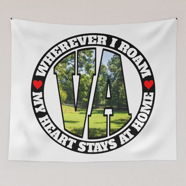 Item preview, Heart Stays Home - Virginia designed and sold by DonDota.