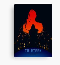 Thirteen Canvas Print