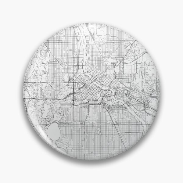 Item preview, Minneapolis Map, Art Print By LandSartprints designed and sold by LandSartprints.