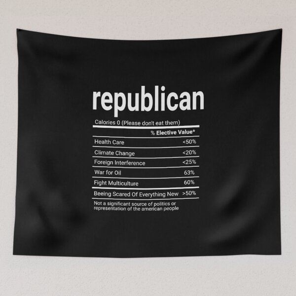 Item preview, Republican Ingredients Table For A Real Democrat graphic designed and sold by AYDreamers.