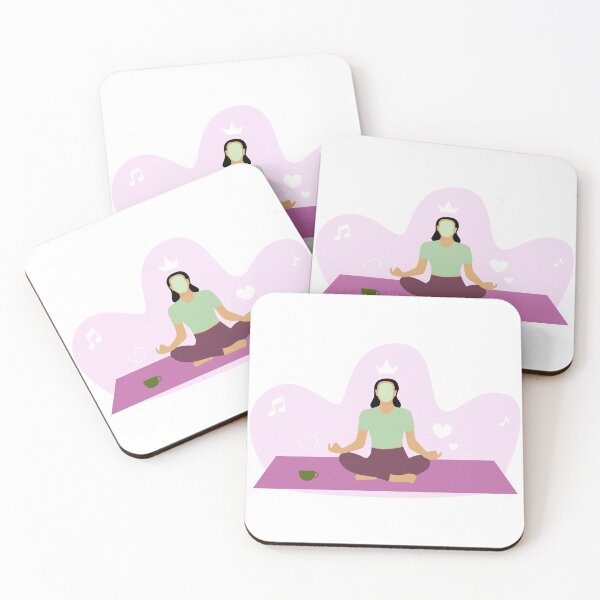 Item preview, Woman Practicing Yoga, Mindfulness and Relaxation designed and sold by SimplyAdrienne.