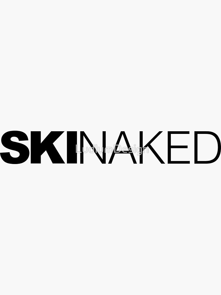 Ski Naked by LudlumDesign