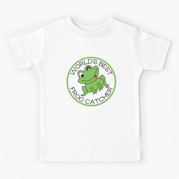 World's Best Frog Catcher Funny Gifts for Kids Who Love Catching Frogs Kids  T-Shirt for Sale by alenaz