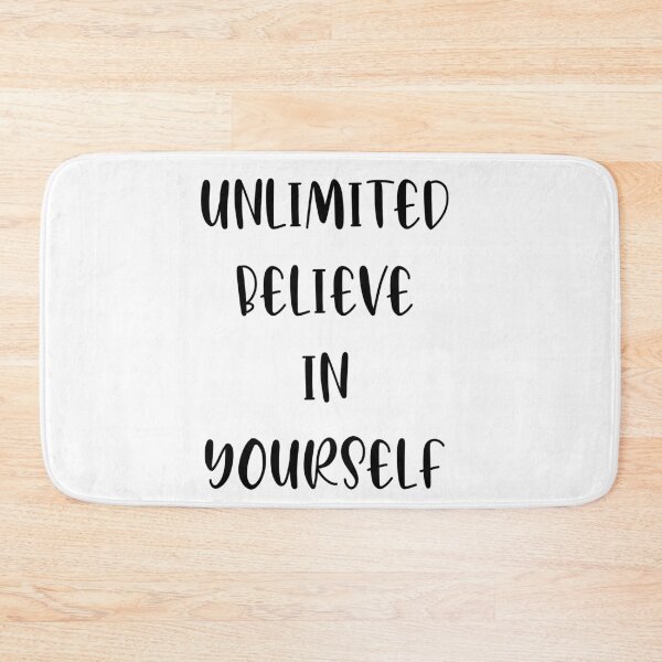 Item preview, Motivation Unlimited believe in yourself designed and sold by JirehShop.