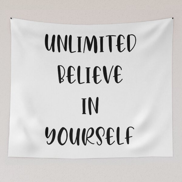 Item preview, Motivation Unlimited believe in yourself designed and sold by JirehShop.