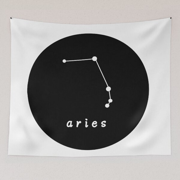 Item preview, Aries Zodiac Sign Constellation (white) designed and sold by gabbyr9102.