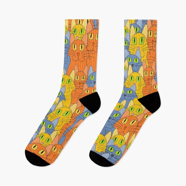 Item preview, Comical Cat Crowd designed and sold by Jean Gregory Evans.