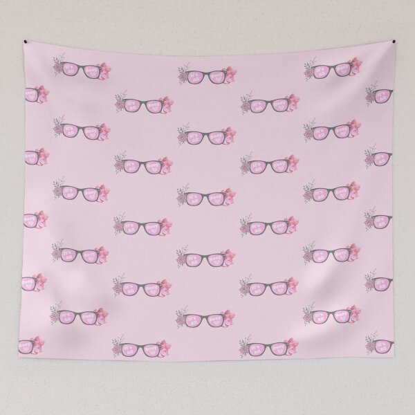Item preview, It's All Rosy Rose Colored Glasses with Rose and Crystals  designed and sold by MajestyMaker.
