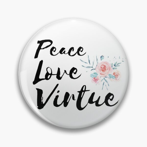 Item preview, peace love virtue designed and sold by JocelynCrafts.