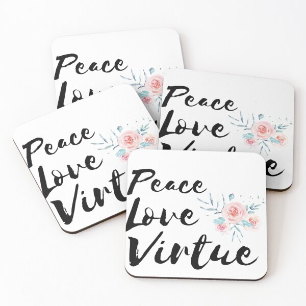 Item preview, peace love virtue designed and sold by JocelynCrafts.