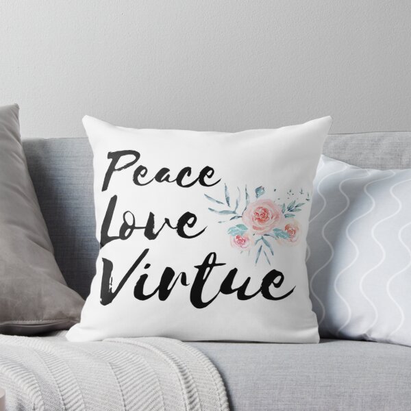 Item preview, peace love virtue designed and sold by JocelynCrafts.
