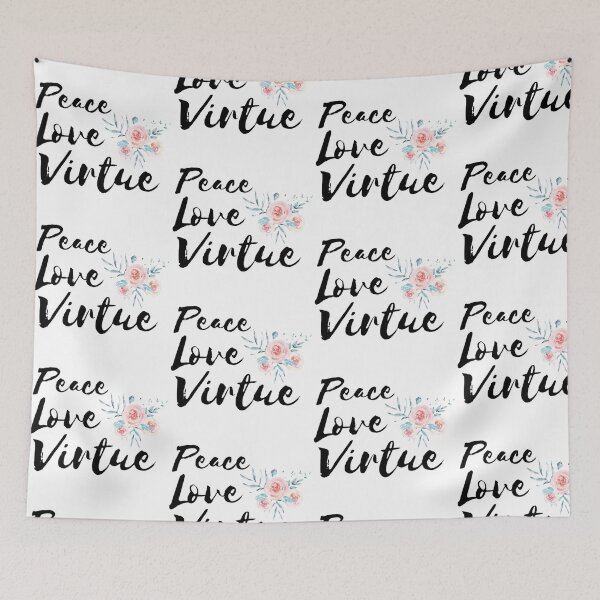 Item preview, peace love virtue designed and sold by JocelynCrafts.