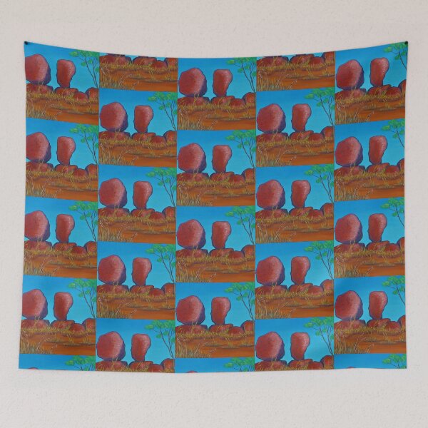 Item preview, Devils Marbles Painting designed and sold by Gem's Artistic  Creations.