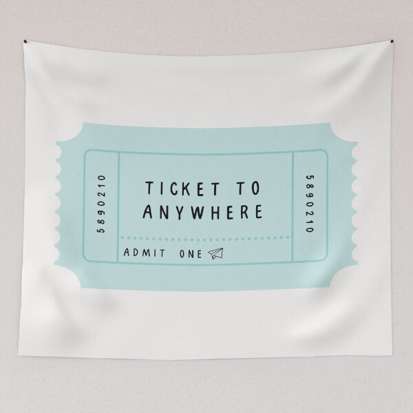Item preview, Ticket to Anywhere designed and sold by alwayselle.