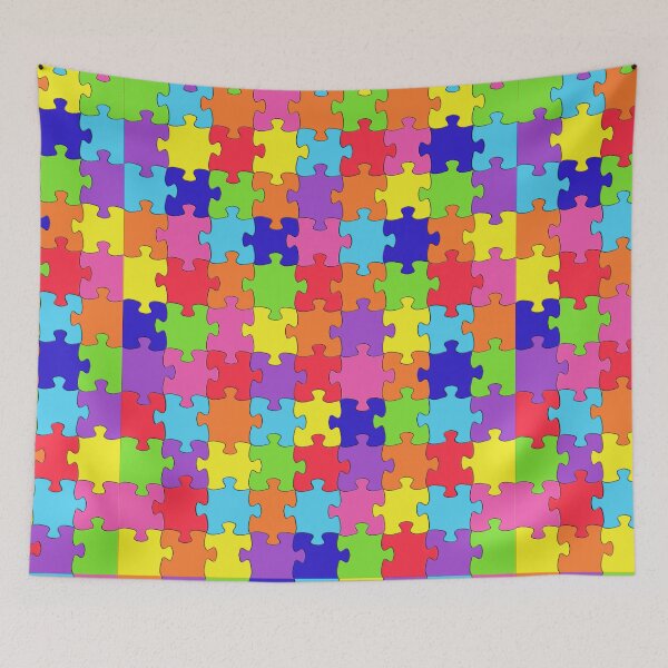 Item preview, Colorful Jigsaw Puzzle pattern designed and sold by LordAudes.