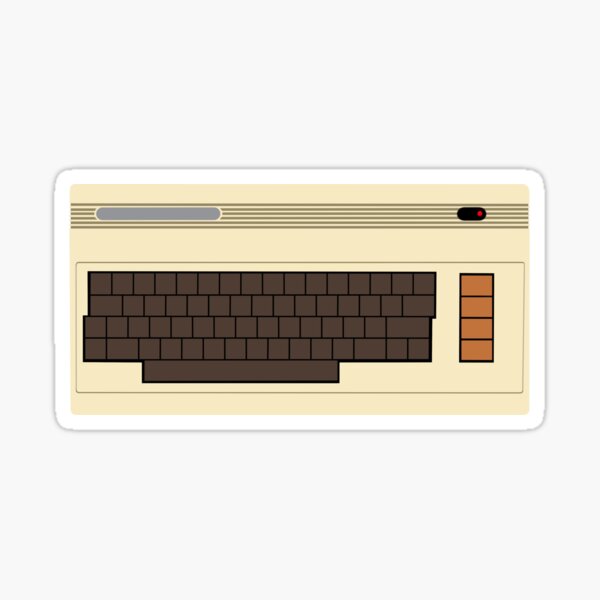 Artikel-Vorschau von C64-Tastatur, designt und verkauft von RetroTeeTime.