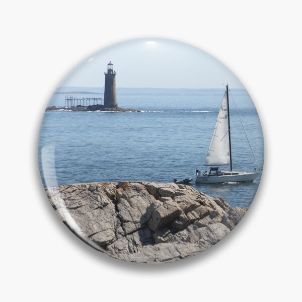 Item preview, Sailing past Ram Island Ledge designed and sold by Autumn Seas Photography.