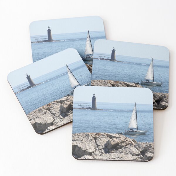 Item preview, Sailing past Ram Island Ledge designed and sold by Autumn Seas Photography.