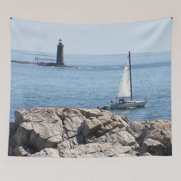 Item preview, Sailing past Ram Island Ledge designed and sold by Autumn Seas Photography.