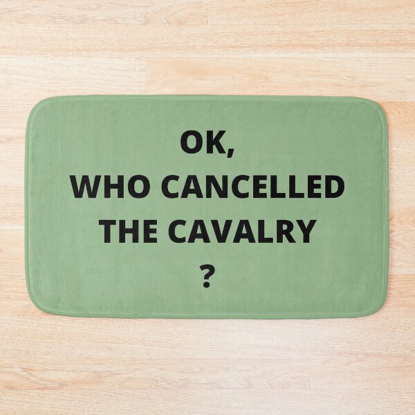 Item preview, Who cancelled the cavalry-black sage (mostly) designed and sold by Asymptotic.