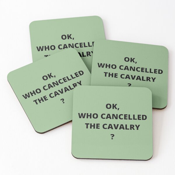 Item preview, Who cancelled the cavalry-black sage (mostly) designed and sold by Asymptotic.