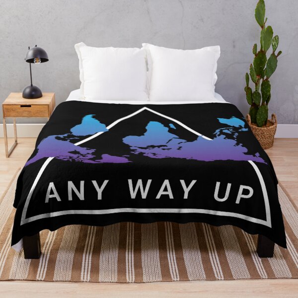 Item preview, Any Way Up Upside Down Map designed and sold by DnlDesigns.