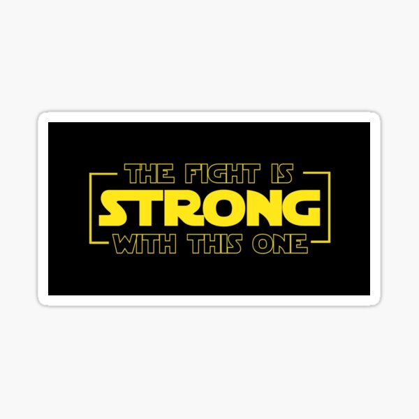 Vista previa del artículo con la obra «La lucha es fuerte con este», diseñado y vendido por OwlBeDesigning.