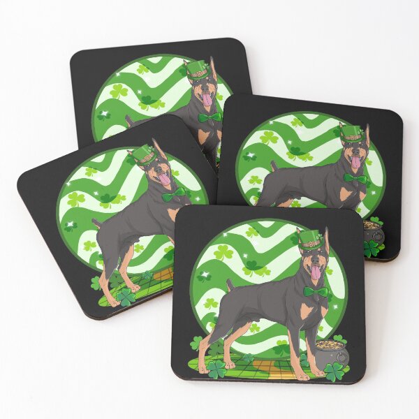 Item preview, Doberman Pinscher Dog Irish Leprechaun St. Patricks Day  designed and sold by Nosek1ng.