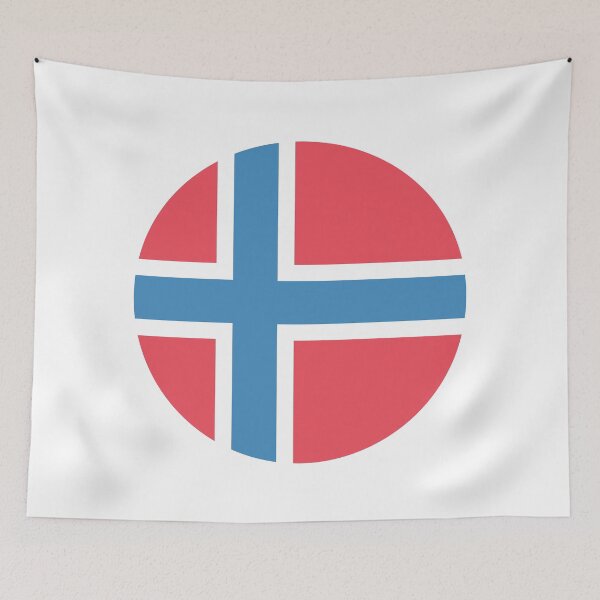 Item preview, norwegian flag designed and sold by rclsivcreative.