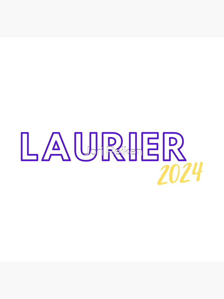 "Laurier 2024" Poster for Sale by jreiken Redbubble