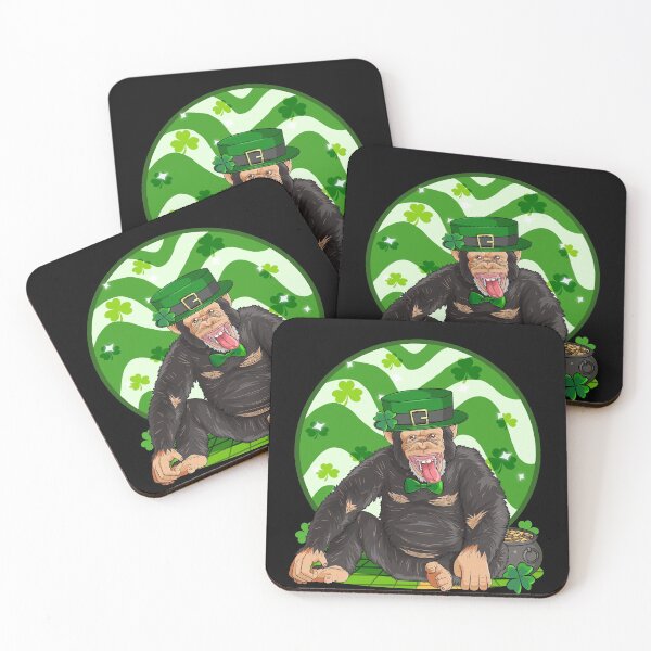 Item preview, Chimpanzee Leprechaun St. Patricks Day  Chimp designed and sold by Nosek1ng.