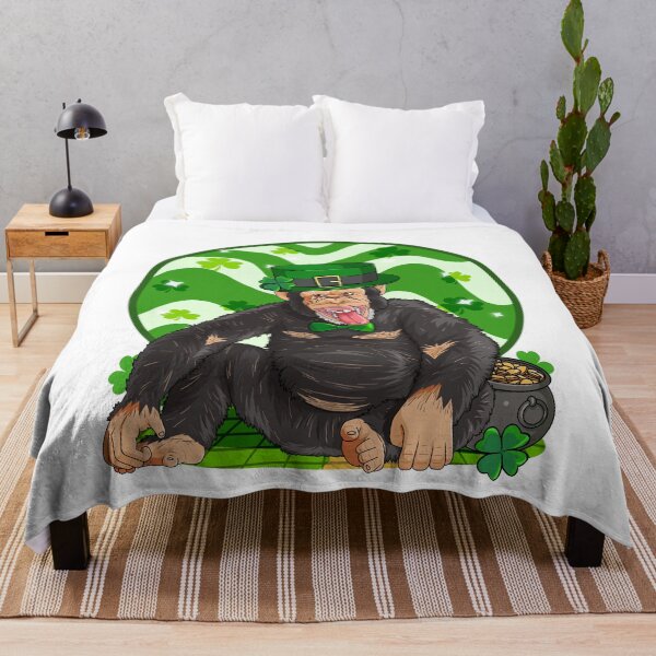 Item preview, Chimpanzee Leprechaun St. Patricks Day Chimp designed and sold by Nosek1ng.