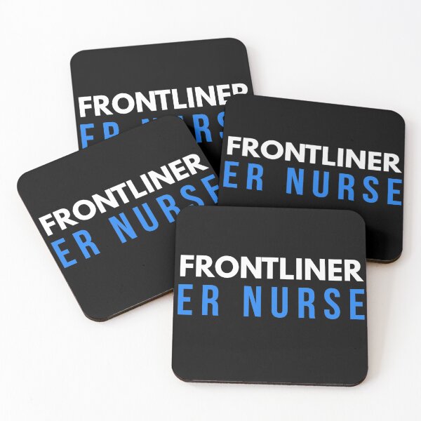 Item preview, Frontliner Emergency room nurse, er nurse designed and sold by doctors-apparel.