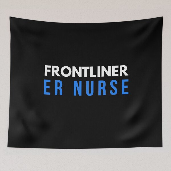 Item preview, Frontliner Emergency room nurse, er nurse designed and sold by doctors-apparel.