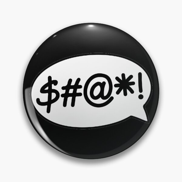 Item preview, $#@*! (Swearing Speech Bubble) designed and sold by SarcasticWords.