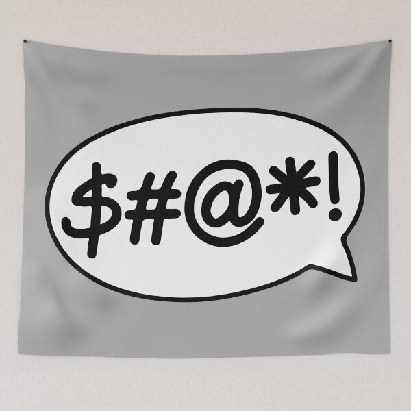 Item preview, $#@*! (Swearing Speech Bubble) designed and sold by SarcasticWords.