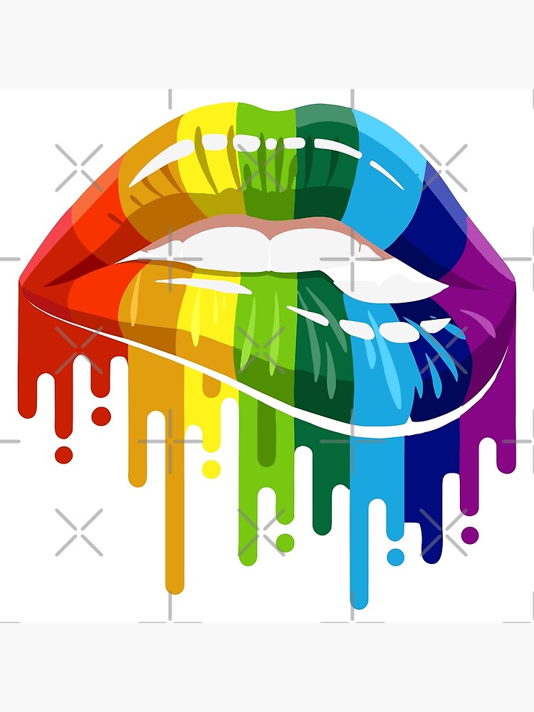 Glitter Melting Dripping Lips Sublimation File Best Selling 