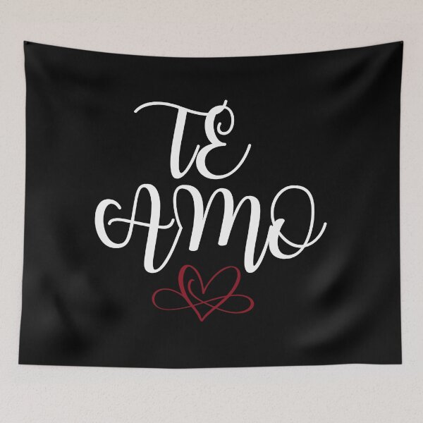 Item preview, TE AMO  #LoveYou #Valentines designed and sold by AmazingEcraft.