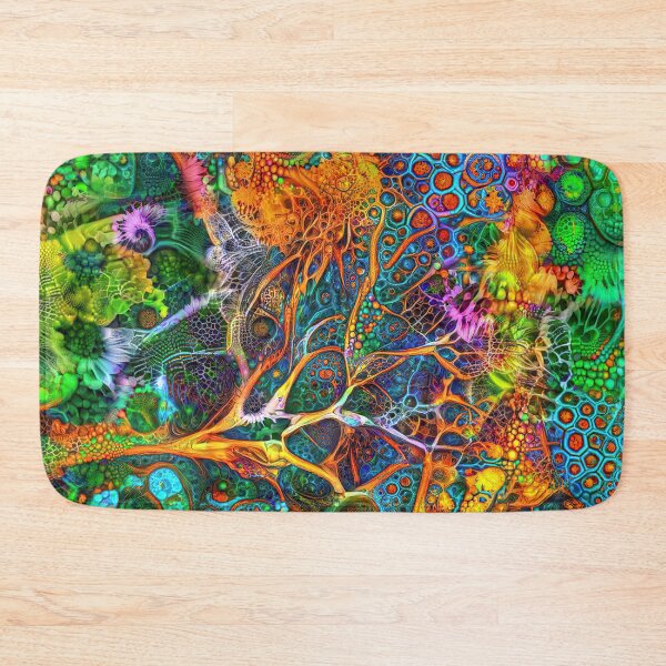 Item preview, Deepdream floral fractalize space abstraction designed and sold by blackhalt.