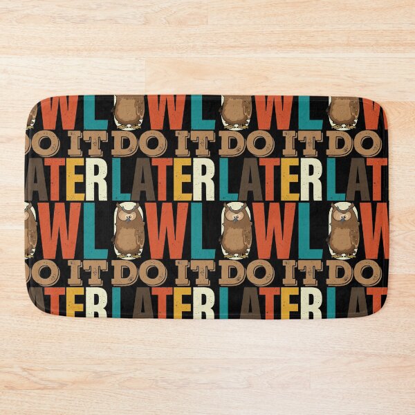 Item preview, Owl Do It Later | Do it Subsequently designed and sold by GravitiTees.