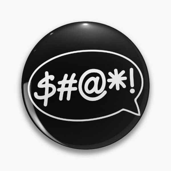 Item preview, $#@*! (Swearing Speech Bubble) Inverse designed and sold by SarcasticWords.